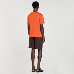 Sandro Paris Camisetas & Polos<Camiseta De Lino Certificado