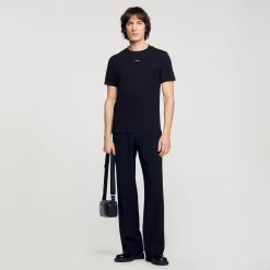 Sandro Paris Camisetas & Polos<Camiseta De Manga Corta