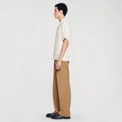 Sandro Paris Camisas<Camiseta De Manga Corta Square Cross