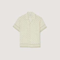 Sandro Paris Camisas<Camiseta De Manga Corta Square Cross