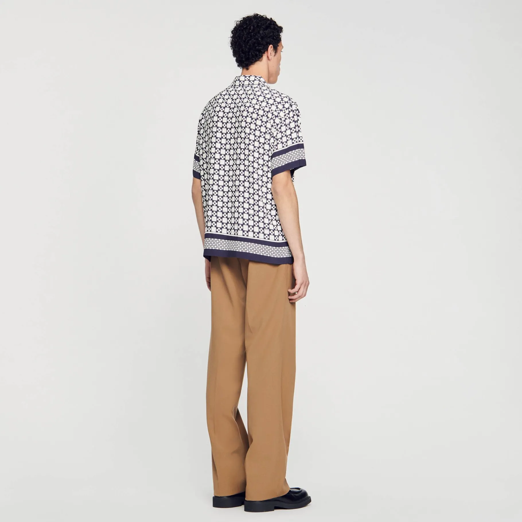 Sandro Paris Camisas<Camiseta De Manga Corta Square Cross