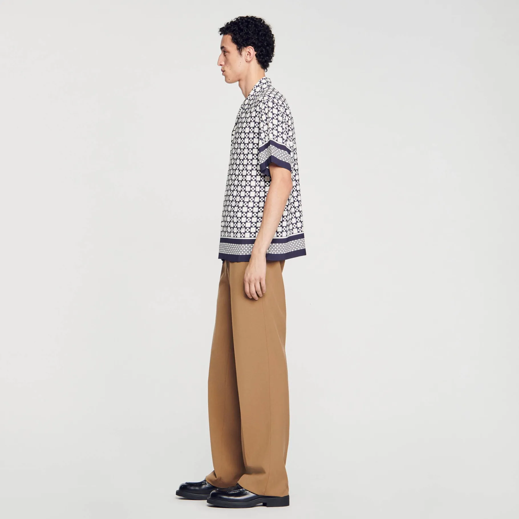 Sandro Paris Camisas<Camiseta De Manga Corta Square Cross