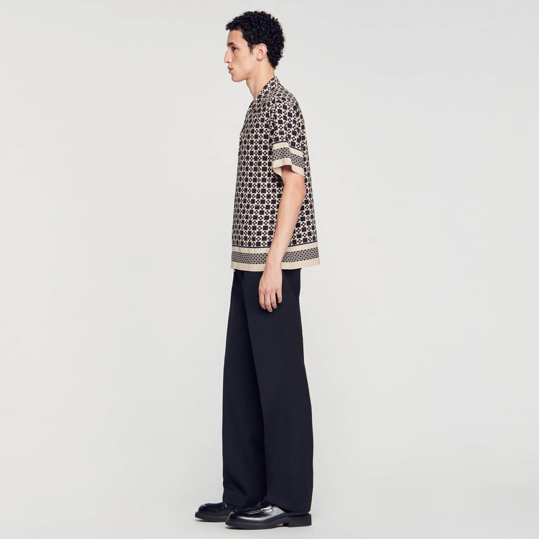 Sandro Paris Camisas<Camiseta De Manga Corta Square Cross