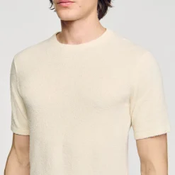 Sandro Paris Camisetas & Polos<Camiseta De Punto De Rizo