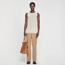 Sandro Paris Jerséis & Chalecos<Camiseta De Tirantes De Punto