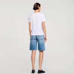 Sandro Paris Camisetas<Camiseta Doble S