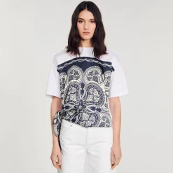 Sandro Paris Camisetas<Camiseta Fular