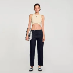 Sandro Paris Camisetas<Camiseta Sin Mangas Corta