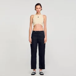 Sandro Paris Camisetas<Camiseta Sin Mangas Corta