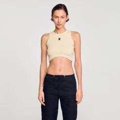 Sandro Paris Camisetas<Camiseta Sin Mangas Corta