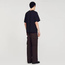 Sandro Paris Camisetas & Polos<Camiseta Sobredimensionada