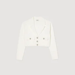 Sandro Paris Jerseys & Cárdigans<Cardicoat Con Bisuteria