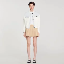 Sandro Paris Jerseys & Cárdigans<Cardicoat De Dos Materiales