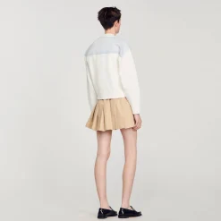 Sandro Paris Jerseys & Cárdigans<Cardicoat De Dos Materiales