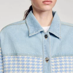 Sandro Paris Jerseys & Cárdigans<Cardicoat De Pata De Gallo