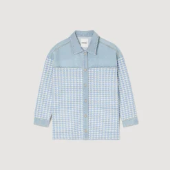 Sandro Paris Jerseys & Cárdigans<Cardicoat De Pata De Gallo