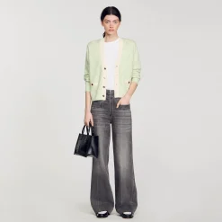 Sandro Paris Jerseys & Cárdigans<Cardigan Bicolor