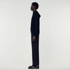 Sandro Paris Jerséis & Chalecos<Cardigan Con Capucha Y Cremallera