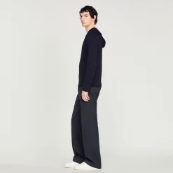 Sandro Paris Jerséis & Chalecos<Cardigan Con Capucha Y Cremallera