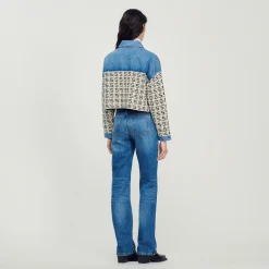 Sandro Paris Jerseys & Cárdigans<Cardigan Corto De Denim