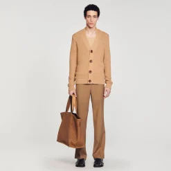 Sandro Paris Jerséis & Chalecos<Cardigan De Punto Calado