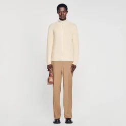 Sandro Paris Jerséis & Chalecos<Cardigan De Punto Con Cremallera