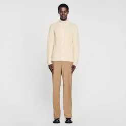 Sandro Paris Jerséis & Chalecos<Cardigan De Punto Con Cremallera