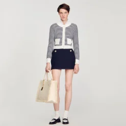 Sandro Paris Conjuntos<Cardigan De Punto De Rizo