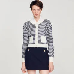 Sandro Paris Conjuntos<Cardigan De Punto De Rizo