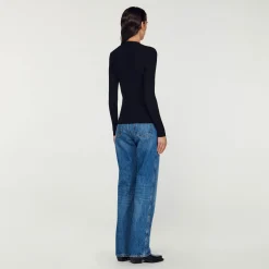 Sandro Paris Jerseys & Cárdigans<Cardigan De Viscosa Certificada