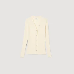 Sandro Paris Jerseys & Cárdigans<Cardigan De Viscosa Certificada