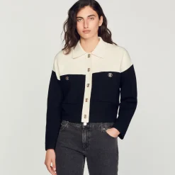 Sandro Paris Jerseys & Cárdigans<Cardigan De Viscosa Certificada