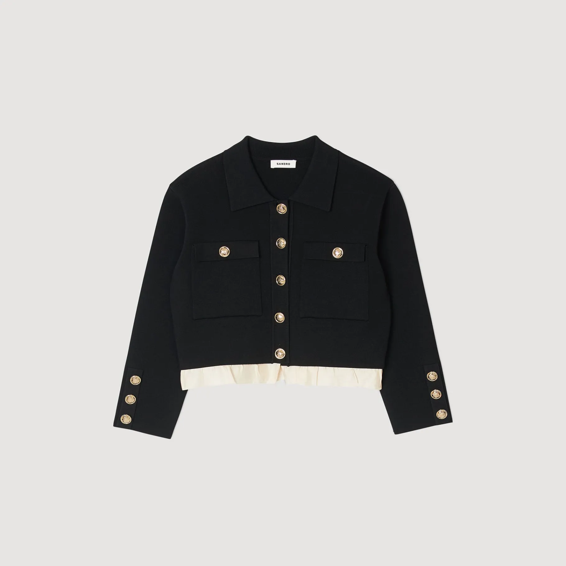 Sandro Paris Jerseys & Cárdigans<Cardigan Tipo Camisa