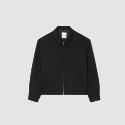 Sandro Paris Abrigos & Cazadoras<Cazadora Con Cremallera