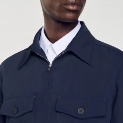 Sandro Paris Abrigos & Cazadoras<Cazadora Con Cremallera