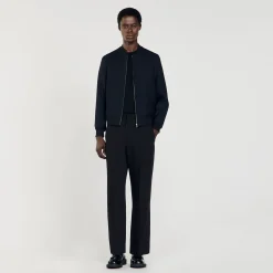 Sandro Paris Abrigos & Cazadoras<Cazadora De Beisbol Con Cremallera