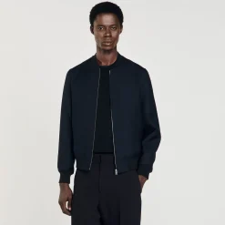 Sandro Paris Abrigos & Cazadoras<Cazadora De Beisbol Con Cremallera