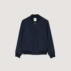 Sandro Paris Abrigos & Cazadoras<Cazadora De Beisbol Con Cremallera