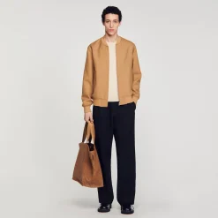 Sandro Paris Abrigos & Cazadoras<Cazadora De Beisbol Con Cremallera