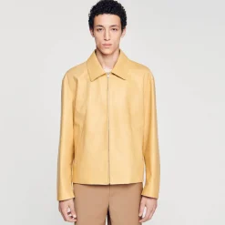 Sandro Paris Abrigos & Cazadoras<Cazadora De Cuero