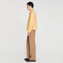 Sandro Paris Abrigos & Cazadoras<Cazadora De Cuero