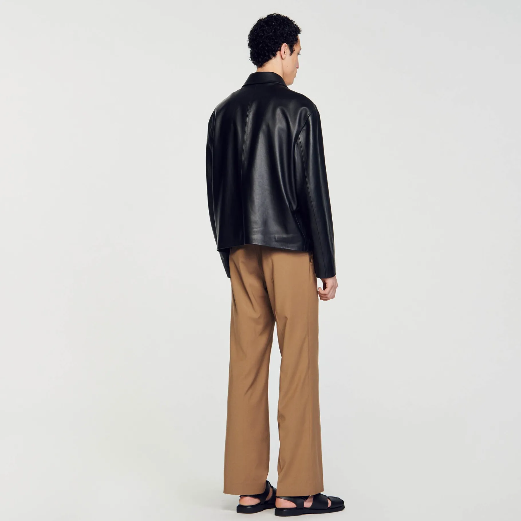 Sandro Paris Abrigos & Cazadoras<Cazadora De Cuero De Cordero