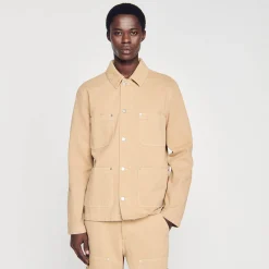 Sandro Paris Abrigos & Cazadoras<Cazadora Vaquera De Trabajador