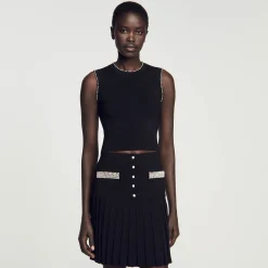 Sandro Paris Conjuntos<Chaleco Corto