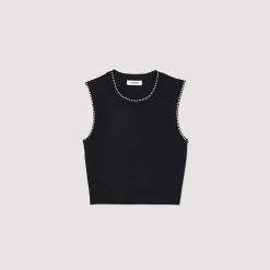 Sandro Paris Conjuntos<Chaleco Corto