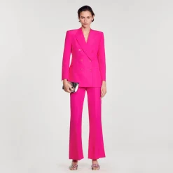 Sandro Paris Trajes<Chaqueta Con Botonadura Cruzada