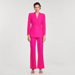 Sandro Paris Trajes<Chaqueta Con Botonadura Cruzada