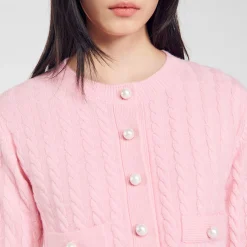 Sandro Paris Jerseys & Cárdigans<Chaqueta De Punto Trenzado