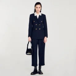 Sandro Paris Trajes<Chaqueta De Sastre Con Doble Botonadura
