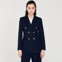 Sandro Paris Trajes<Chaqueta De Sastre Con Doble Botonadura